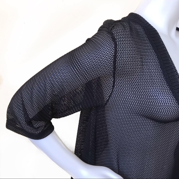 NWT Jordan Taylor Black Mesh Swimsuit Coverup - Picture 4 of 8